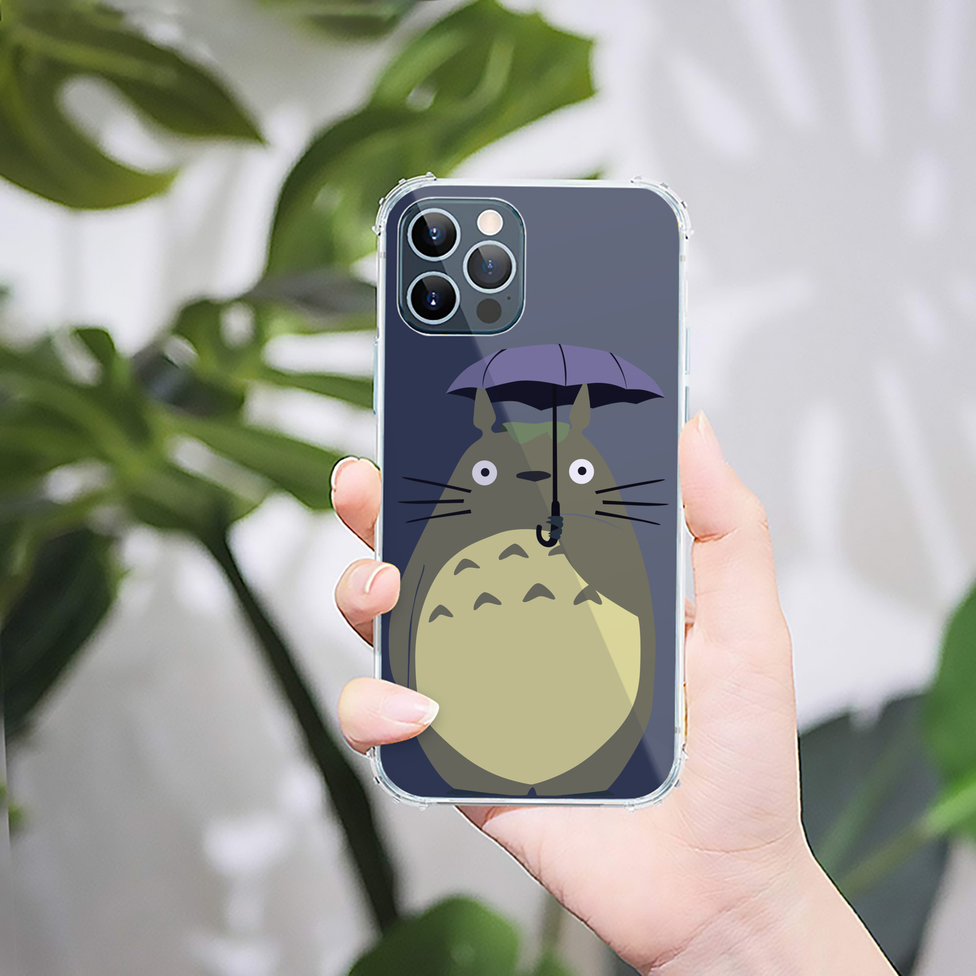 （画像用） となりのトトロ 草壁メイ 草壁サツキ My Neighbor Totoro Satsuki Kusakabe Mei Kusakabe 【iPhone 12シリーズ対応】透明スマホケース（クリアソフトケース）
